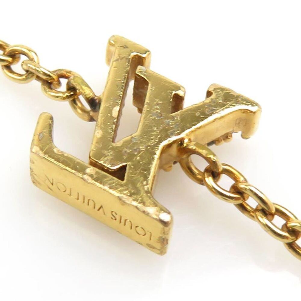 LOUIS VUITTON Gold Charm Bracelet - Picture 4 of 11